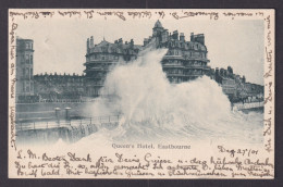 Delcampe - Vintage Postcard United Kingdom Eastbourne Queen's Hotel 1901 - Eastbourne