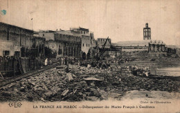 Delcampe - M1708 - MAROC - CASABLANCA - Débarquement Des Marins Français - Casablanca