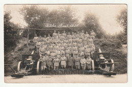 Delcampe - Carte Photo Ancienne – Groupe Militaire – Bitche 1928 - Regimente
