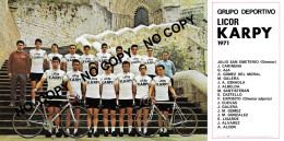 Delcampe - PHOTO REENFORCE, NO CARTE, GROUPE TEAM GOUDSMIT 1971 FORMAT 10,5 X 20,5 ) - Radsport
