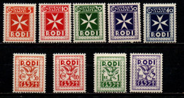 Delcampe - ITALIA - RODI - 1934 - CROCE DI MALTA - MNH - Egée (Rodi)