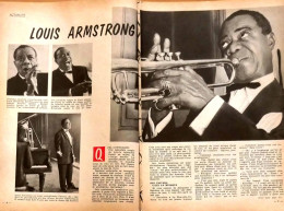 Delcampe - Article Papier 3 Pages LOUIS ARMSTRONG Juin 1956 BSO - Non Classés