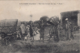 Delcampe - CEYLON-SRI LANKA-COLOMBO-SUR LES BORD DU LAC=FORT=-POSTCARD VIAGGIATA NEL 1907 - Sri Lanka (Ceylon)
