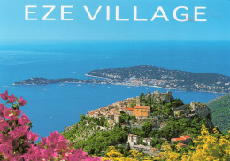 Delcampe - CPM - D - ALPES MARITIMES - EZE VILLAGE - AU FOND LE CAP FERRAT - Eze