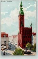 Delcampe - Danzig Gdansk Künstlerkarte Rathaus Litfaßsäule Sign. Gustav Fischer - 39353951 - Polen
