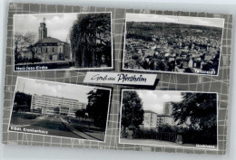 Delcampe - Pforzheim Herz Jesu Kirche Krankenhaus Hochhaus - Pforzheim