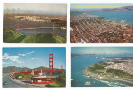 Delcampe - SAN FRANCISCO - GOLDEN GATE Bridge - 4 POSTCARDS From 1940's To 1980's - - San Francisco