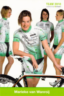Delcampe - Cyclisme, Marieke Van Wanroij - Radsport