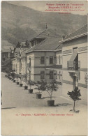 Delcampe - D 38  ALLEVARD  L'Etablissement Thermal  Maison Speciale  Auguste CHENAL Au Dos   Avis De Passage F. LATARD - Allevard