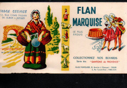 Delcampe - BUVARD FLAN MARQUISE - SA NTONS: LA POISSONNIERE - Alimentos