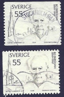 Delcampe - Schweden, 1969, Michel-Nr. 654 A+Dl, Gestempelt - Gebraucht