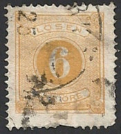 Delcampe - Schweden, Portomarken, 1874, Michel-Nr. 4 A, Zahnfehler Unten, Gestempelt - Taxe