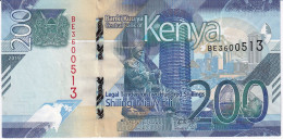 Delcampe - BILLETE DE KENIA DE 200 SHILINGI DEL AÑO 2019 EN CALIDAD EBC (XF)(BANKNOTE) - Kenia
