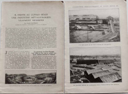 Delcampe - Article Papier 6 Pages CONGO BELGE INDUSTRIE METALLURGIQUE SV Mai 1927 - Non Classés
