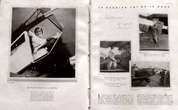 Delcampe - Article Papier 7 Pages FEMMES AVIATION SUZANNE DEUTSCH Mme GALLOT MAHIET BERTROU De LAMOTHE Année 1931 FEA - Non Classés