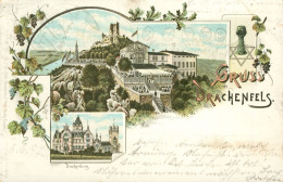 Delcampe - C. P. A. : Allemagne : Rhénanie Du Nord Palatinat : DRACHENFELS : Gruss Vom DRACHENFELS, En 1897 - Drachenfels