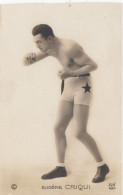 Delcampe - Eugène CRIQUI : Boxeur - Champion Du Monde Des Poids Plumes - Boksen