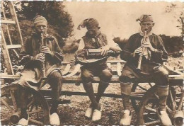 Delcampe - CPA Folklore Bresse  Ménestriers Joueur De Vielle - Musik