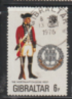Delcampe - Gibraltar  1976 SG 364  6p Military Uniforms  Fine Used - Gibraltar