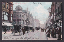 Delcampe - Vintage Postcard England Leeds Briggate - Leeds