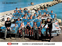 Delcampe - PHOTO REENFORCE, NO CARTE, GROUPE TEAM SALVARANI 1971 FORMAT 17,8 X 24 ) - Radsport