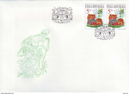 Delcampe - FDC 249 Czech Republic Easter 2000 - Pâques