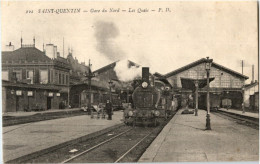 Delcampe - Saint Quentin - Gare Du Nord - Chemin De Fer - Saint Quentin