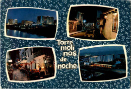 Delcampe - Torremolinos - Torre Moli Nos De Noche - Málaga