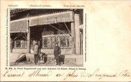 Delcampe - (17/08/26) CHINE-CPA FURST ENGALITCHEFF UND SEIN ADJUTANT IM KAISER - PALAST IN PEKING - " FABER B. PFEIFER - TIENTSIN " - China