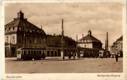 Delcampe - Karlsruhe - Stadtgarten Eingang - Karlsruhe