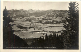 Delcampe - Allgäu, Blick Vom Grünten über Sonthofen Auf Allgäuer Hochgebirgskette - Sonthofen