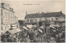Delcampe - 61 ARGENTAN - Le Marché - Argentan