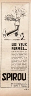 Delcampe - Publicité Papier SPIROU Septembre 1956 BSO - Publicités