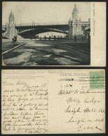 Delcampe - Belgium 1908 Old Postcard ANTWERP - Pont Leopold BRIDGE - Autres & Non Classés