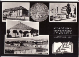 Delcampe - Slovakia 1967, Martin, 100-ročnica Marinskeho Gymnazia, SVŠ, Unused - Slowakei
