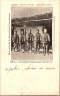 Delcampe - (17/08/26) CHINE-CPA CHINESISCHE WACHMANNSCHAFT UNTER GEWEHR - " FABER B. PFEIFER - TIENTSIN " - China