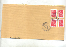 Delcampe - Fragment De Lettre Cachet La Rochelle  Sur Lamouche - Manual Postmarks