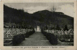 Delcampe - Munster - Cimetiere Des Guerriers Francais - Munster