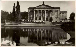 Delcampe - Posen - Am Stadttheater - Posen