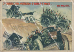 Delcampe - Be294 Cartolina Militare 5 Reggimento Artiglieria  Illustratore D'ercoli - Regimente