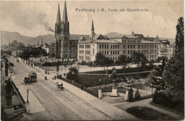Delcampe - Freiburg I.Br., Partie Mit Kaiserbrücke - Freiburg I. Br.