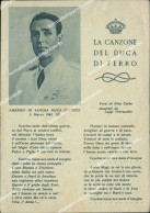 Delcampe - Be257 Cartolina In Franchigia La Canzone Del Duca Di Ferro - Zonder Portkosten