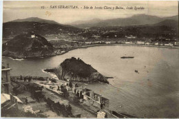 Delcampe - San Sebastian - Isla De Santa Clara - Guipúzcoa (San Sebastián)