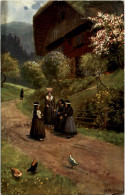 Delcampe - St. Georgen - Künstlerkarte H. Hoffmann - Villingen - Schwenningen