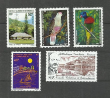 Delcampe - Nouvelle-Calédonie N°461 à 465 Neufs** Cote 9.80€ - Unused Stamps