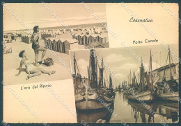 Delcampe - Forlì Cesenatico Porto Canale FG Cartolina JK3357 - Forlì
