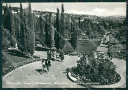 Delcampe - Siena Chianciano Terme Stabilimento Acqua Santa PIEGATA Foto FG Cartolina ZK1491 - Siena