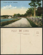 Delcampe - Bermuda Old Colour Postcard Harrington Sound Road Scene - Bermuda