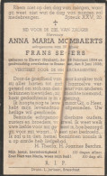 Delcampe - Elewijt, Brasschaat, 1938, Anna Mombaerts, Segers - Images Religieuses