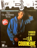 Delcampe - Publicité Papier  BOWIE NRJ GLASS SPIDER TOUR PARIS LA COURNEUVE  Année 1987 EV-W - Publicités